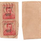 1945 PHILIPPINES/US Small Commonwealth Centered Stamp Scott #485 Cutout Used 1945 PHILIPPINES/US Small Commonwealth Centered Stamp Scott #485 Cutout Used