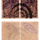 PHILIPPINES/US 1906-1931 Occupation Hand-Stamped Oval OFFICIAL Stamps 2P Used