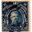 Philippines/US 1917-1931 10¢ Lawton Possession OFFICIAL Handstamped Used