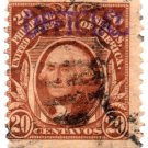 1911-1931 PHILIPPINE/US OFFICIAL Hand Stamped Washington 20¢ Used