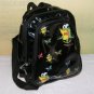 Mini Back Pack Purse Frogs Butterflys Black Vinyl Girls