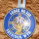Bpoe  Elks Lodge 520 Wy Large Reflector Plate Bike