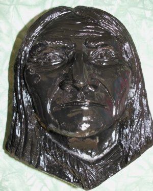 Geronimo Apache Wall Hanging Plaster Cast 1968 R Hicks