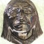 Geronimo Apache Wall Hanging Plaster Cast 1968 R Hicks