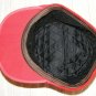 Vintage Red Wool Cap Hat Quilted Lining Flex-O-Band 22