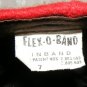 Vintage Red Wool Cap Hat Quilted Lining Flex-O-Band 22