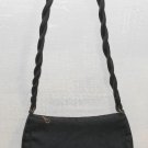Black Faille Hand Bag Purse Sling Small Vintage