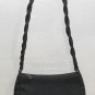Black Faille Hand Bag Purse Sling Small Vintage