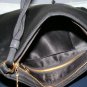 Black Faille Hand Bag Purse Sling Small Vintage