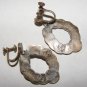 Mexico Sterling Silver 925 Abalone Shell Inlay Earrings