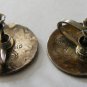 Mexico Sterling Silver 925 Abalone Shell  Earrings