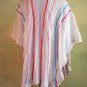 Mexican Kaftan Top Fly Away Ribbons Crinkled Cotton Os