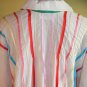 Mexican Kaftan Top Fly Away Ribbons Crinkled Cotton Os