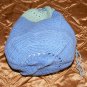 Blue Green Woven Reticule Bag Purse Wristlet Walking