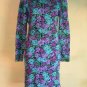 Body-con Dress Floral Print All over Smocked Shirred OS