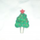 Vintage PLastic Hallmark Christmas Tree Pin