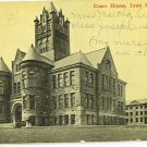 Vintage Used Iowa City Postcard