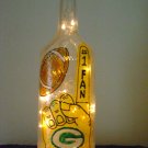 Green Bay Packer Lighted Bottle