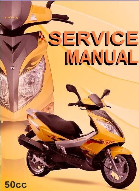 50 Scooter 50cc GY6 Service Repair Manual Sanli Qingqi
