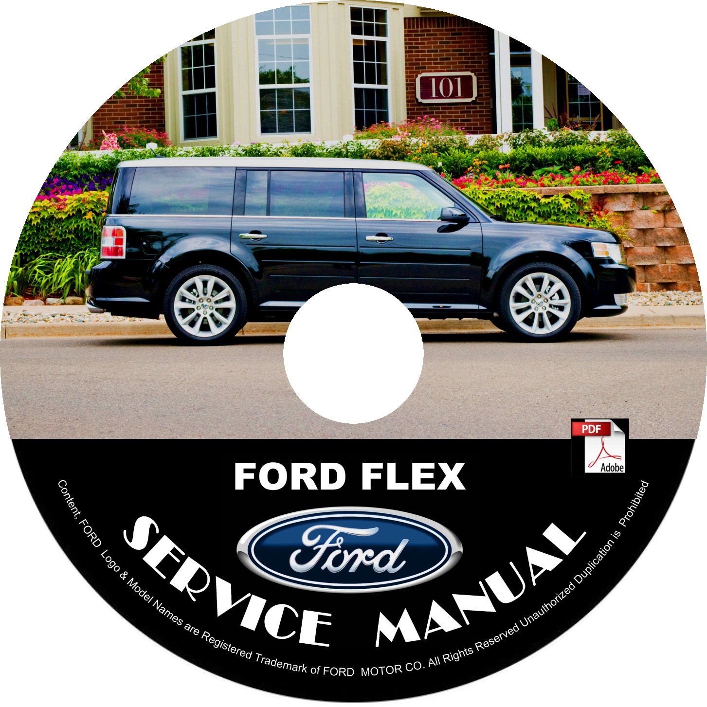 2009 Ford Flex Factory Repair Service Shop Manual on CD Fix Repair Rebuilt Workshop Guide