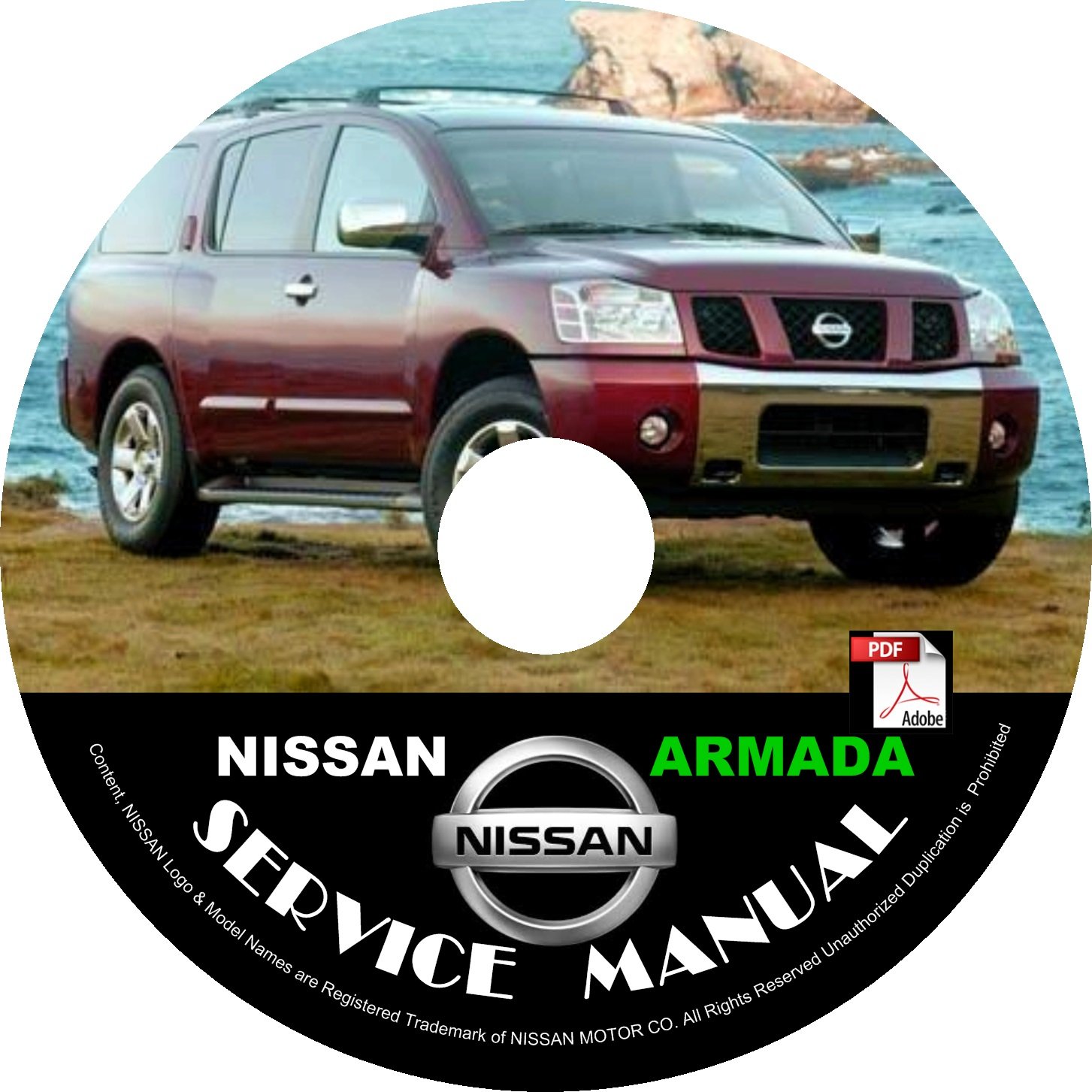 2006 Nissan Armada Factory Service Repair Shop Manual on CD