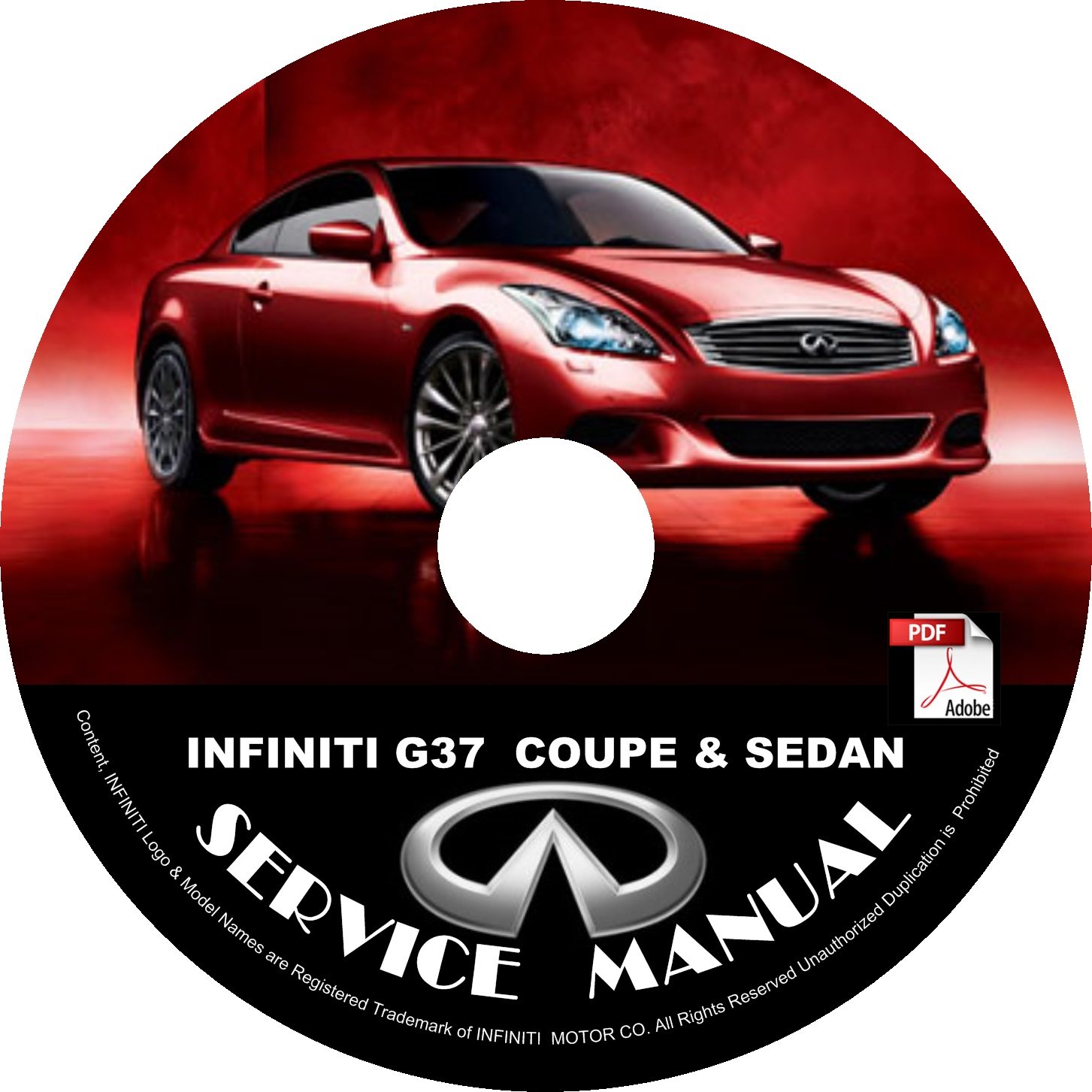 2009 Infiniti G37 Factory Coupe & Sedan Service Repair Shop Manual on CD