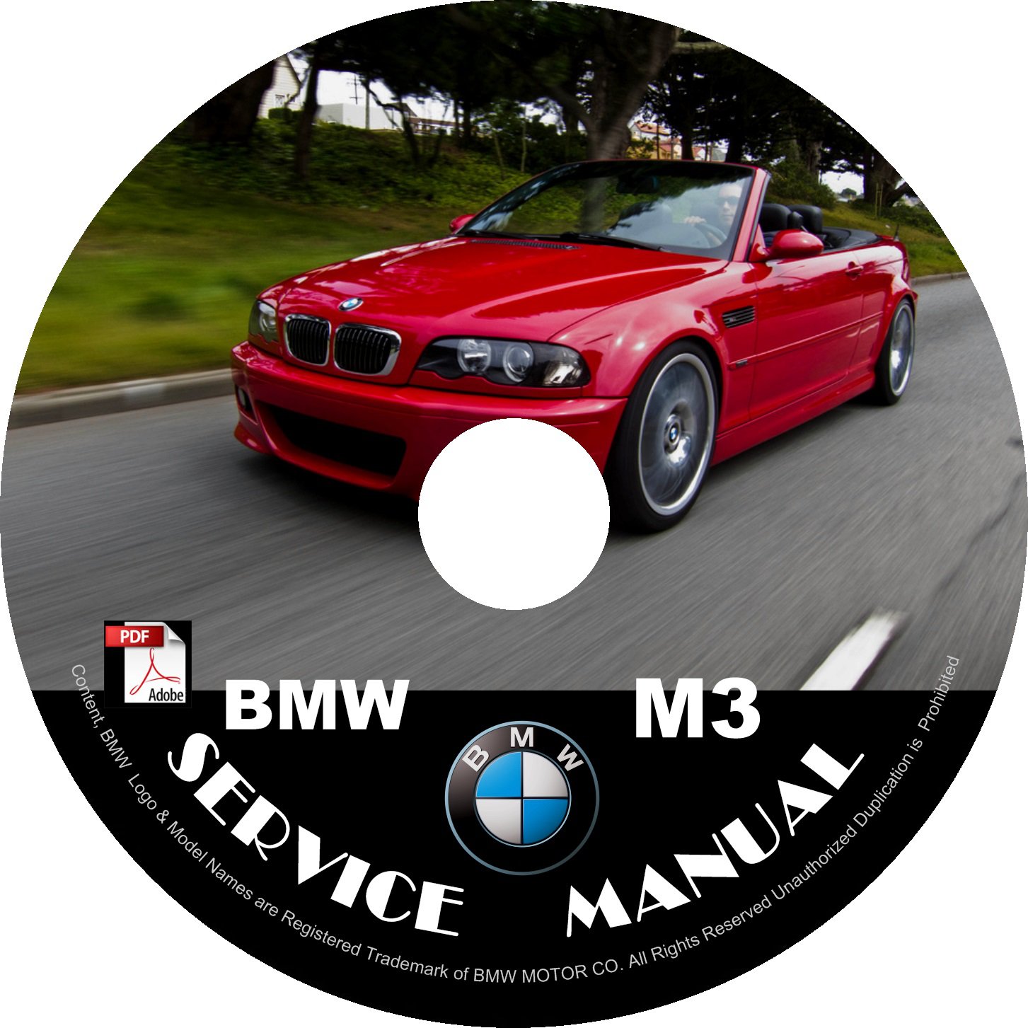BMW 2004 M3 e46 3-Series Service Repair Shop Manual on CD Fix Repair Rebuild '04 Workshop Guide