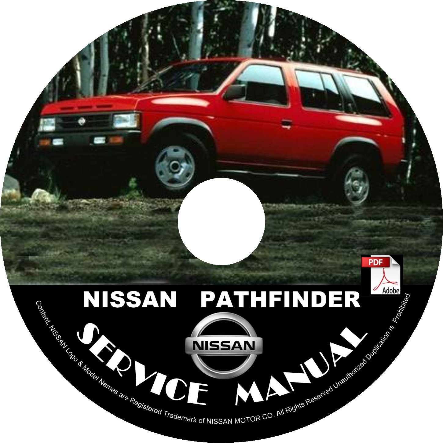 1994 NISSAN PATHFINDER SERVICE MANUA visual data 3