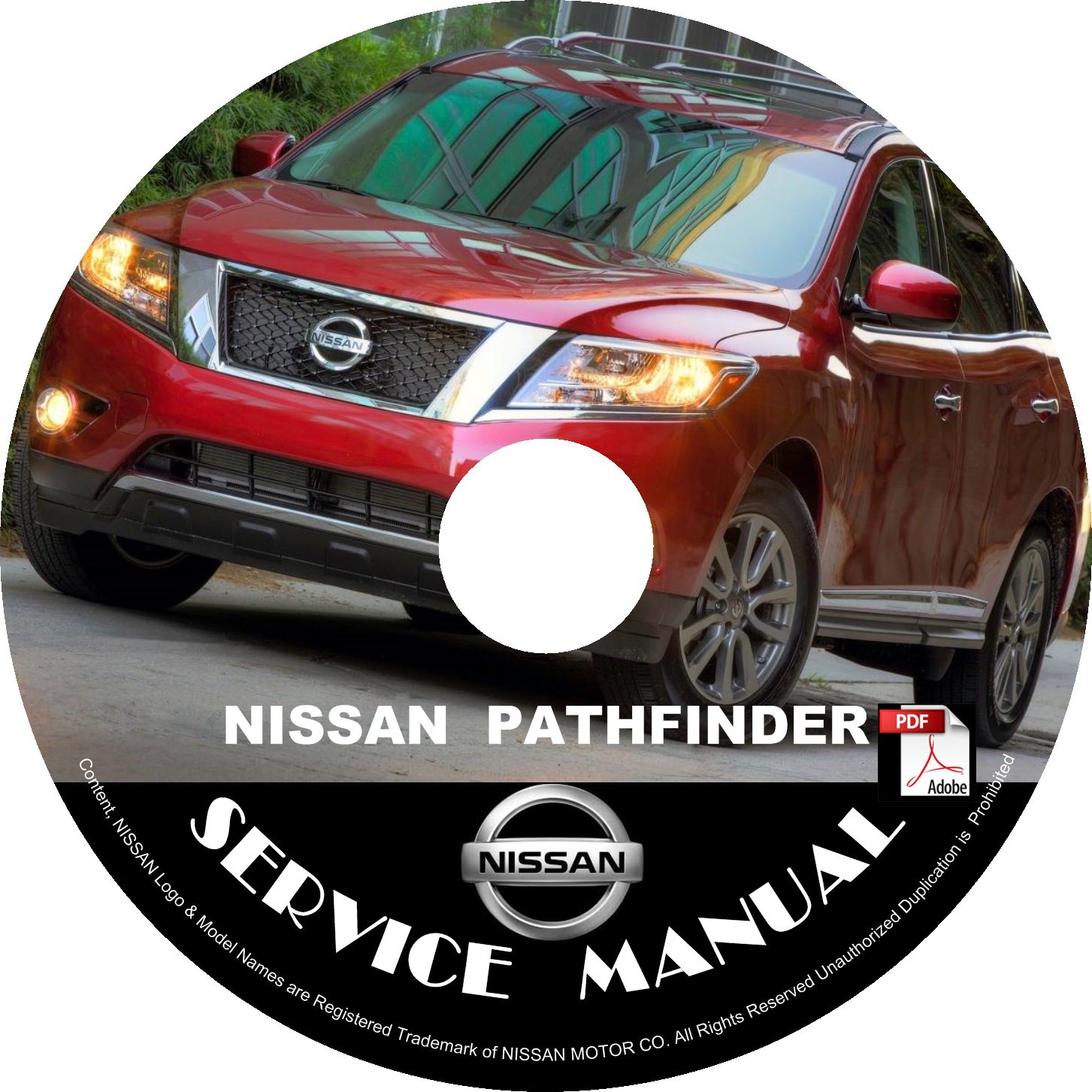 2013 Nissan Pathfinder Service Repair Shop Manual on CD Fix Repair