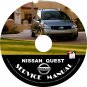 2004 Nissan Quest Minivan Factory Service Repair Shop Manual on CD Fix Rebuilt