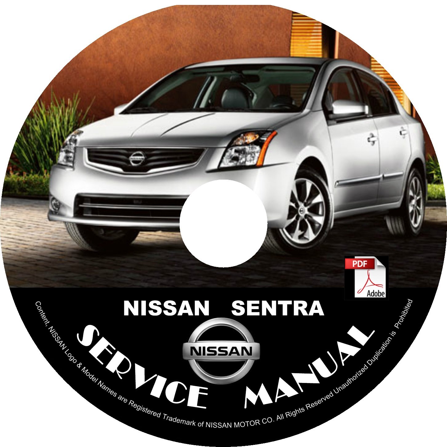 2008 Nissan Sentra Factory Service Repair Shop Manual on CD 2.0 2.0S 2.0SL SE-R-V '08 Workshop