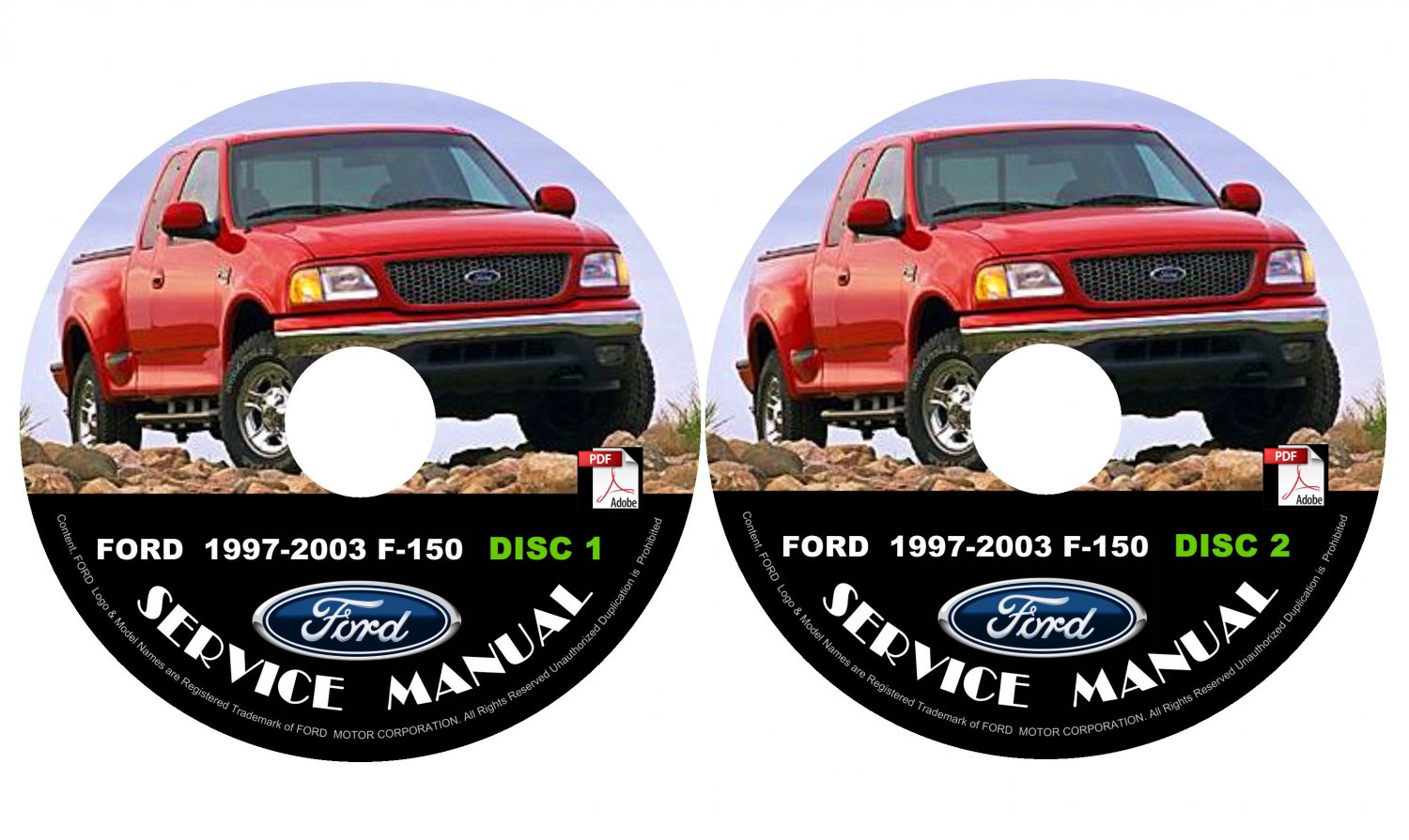 1999 Ford F150 F150 Factory Service Repair Shop Manual on CD Fix