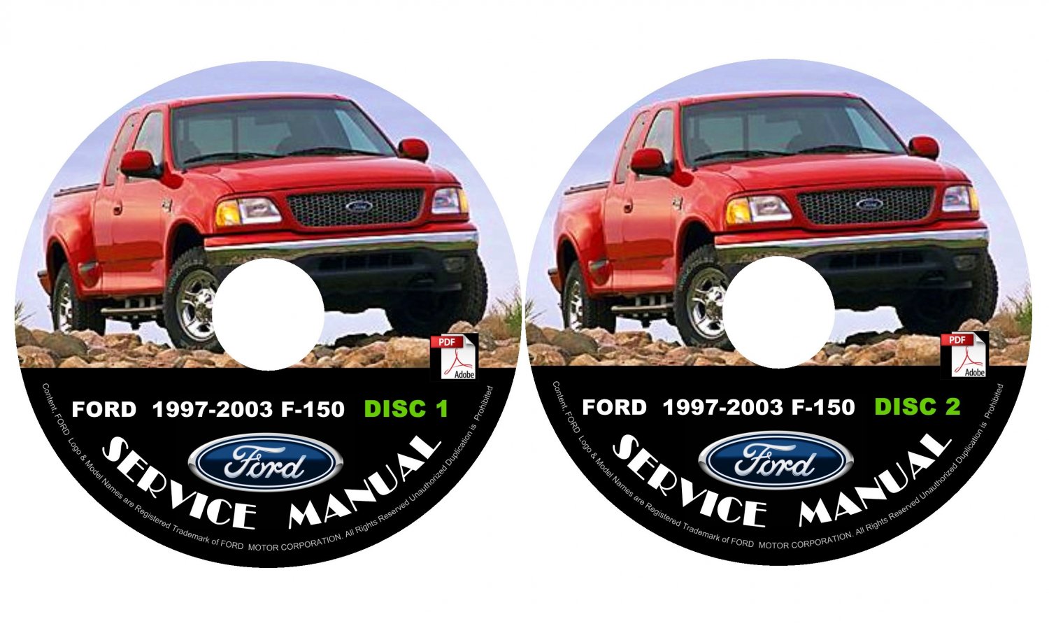2003 Ford F150 F-150 Factory Service Repair Shop Manual on CD Fix Repair Rebuild '03 Workshop Guide