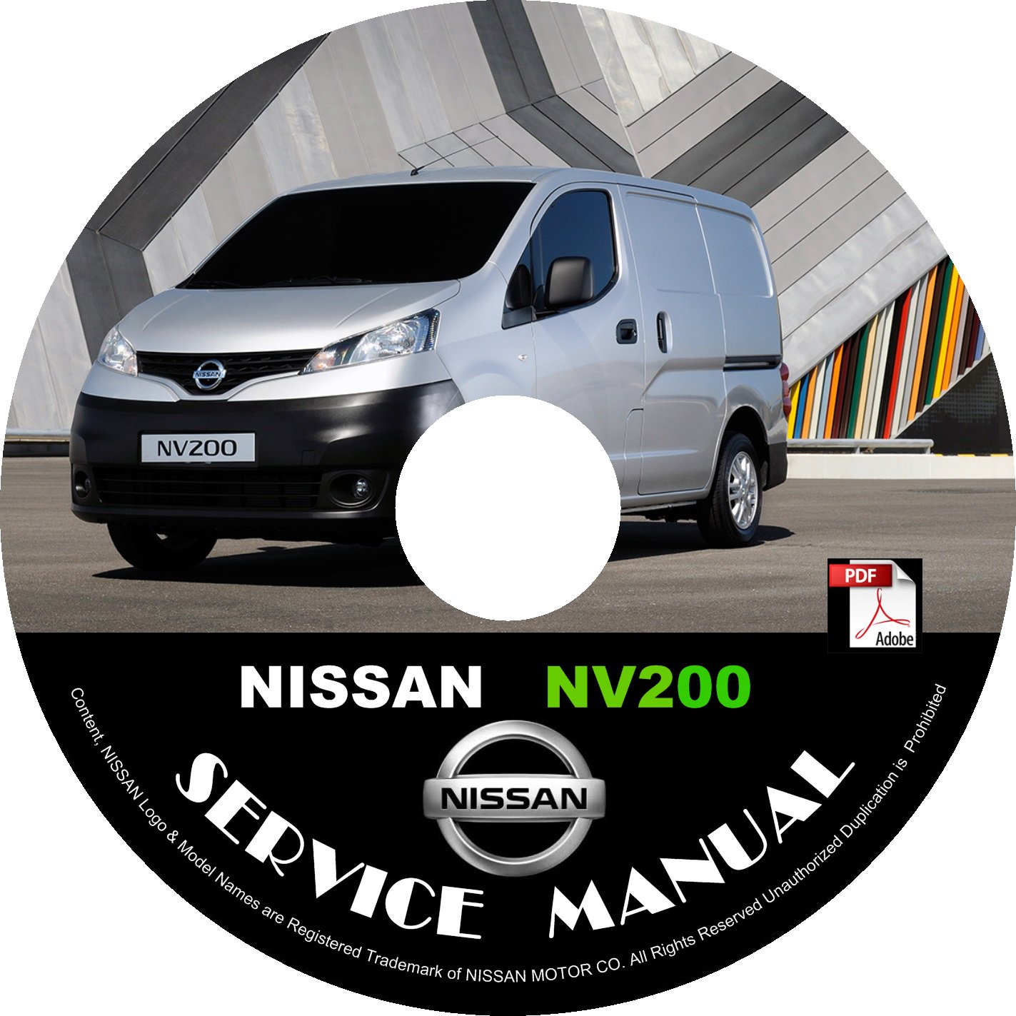 2015 Nissan NV 200 CARGO Factory Service Repair Shop Manual on CD Fix