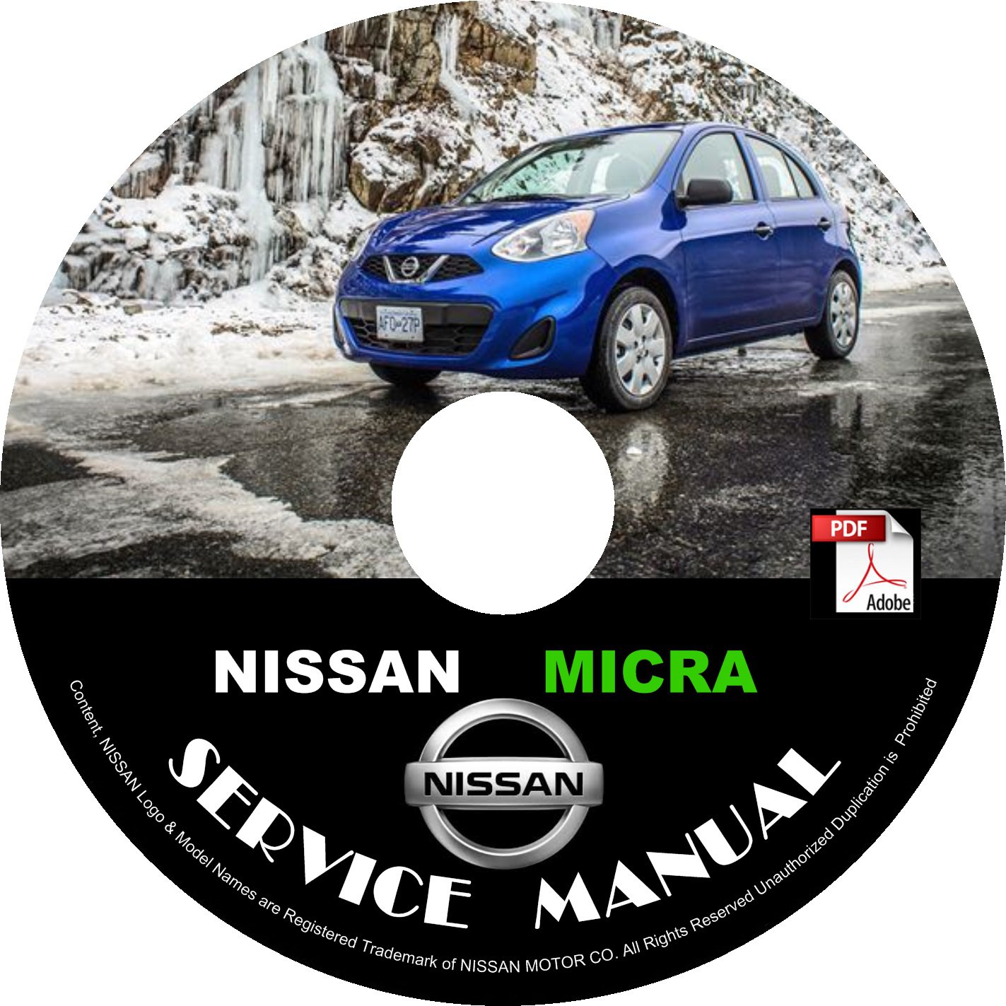 2016 Nissan Micra Factory Service Repair Shop Manual on CD Fix Repair