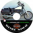 2005 Harley Davidson DYNA DEFENDER FXDP POLICE Service Repair Shop Manual on CD Fix Rebuild Workshop