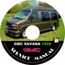 2000 GMC Savana 1500 G1500 Service Repair Shop Manual on CD '00 Fix Repair Rebuild Workshop Guide