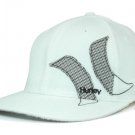New Hurley White Resist Plaid Flex Hat! DC Shoes
