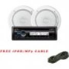 SONY CXS-M2016  MARINE CD/MP3/WMA PLAYER RECEIVER WITH 6.5" SPEAKERS SET PACKAGE