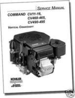 REPAIR Manual Models CV11-CV495 TP-2339-D KOHLER Engine