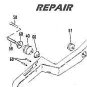 MCCULLOCH strut grommet 93253 605 610 650 655 690 3.7