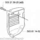 Husqvarna 503811402 Muffler Exhaust Cover w/screws fits 334 335 338 XPT T