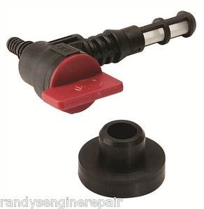 New - #192980GS Briggs & Stratton 90 Degree Fuel Shut Off Valve Kit - Craftsman