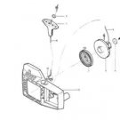 Starter Recoil assembly McCulloch 213260 510 chainsaw
