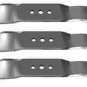 Blade set of 3 Husqvarna 544103001 = 504188201 fit Rider 155 175 R 18 AWD