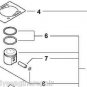 Echo P021001102 Piston Kit Assembly fits models listed w/ cylinder head gasket