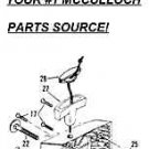 4 HOUSING SCREWS 120081 MCCULLOCH 605 610 650 3.7