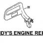 CHAIN BRAKE LEVER ECHO CS-8000 QV-8000 43310538830