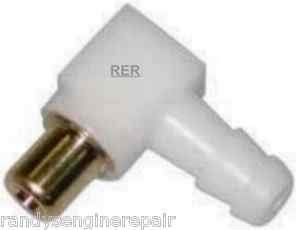 BRIGGS & STRATTON CARBURETOR FUEL FITTING ELBOW 692317