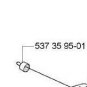 fuel tank vent breather Husqvarna 340 345 350 334 336 +